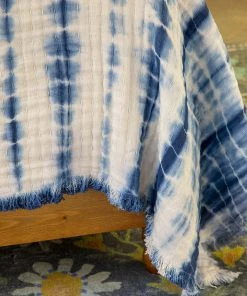 Natural Life Shibori Cotton Gauze Quilt Back To Campus