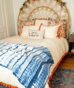 Natural Life Shibori Cotton Gauze Quilt Back To Campus