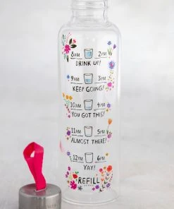 Natural Life Glass Water Bottle