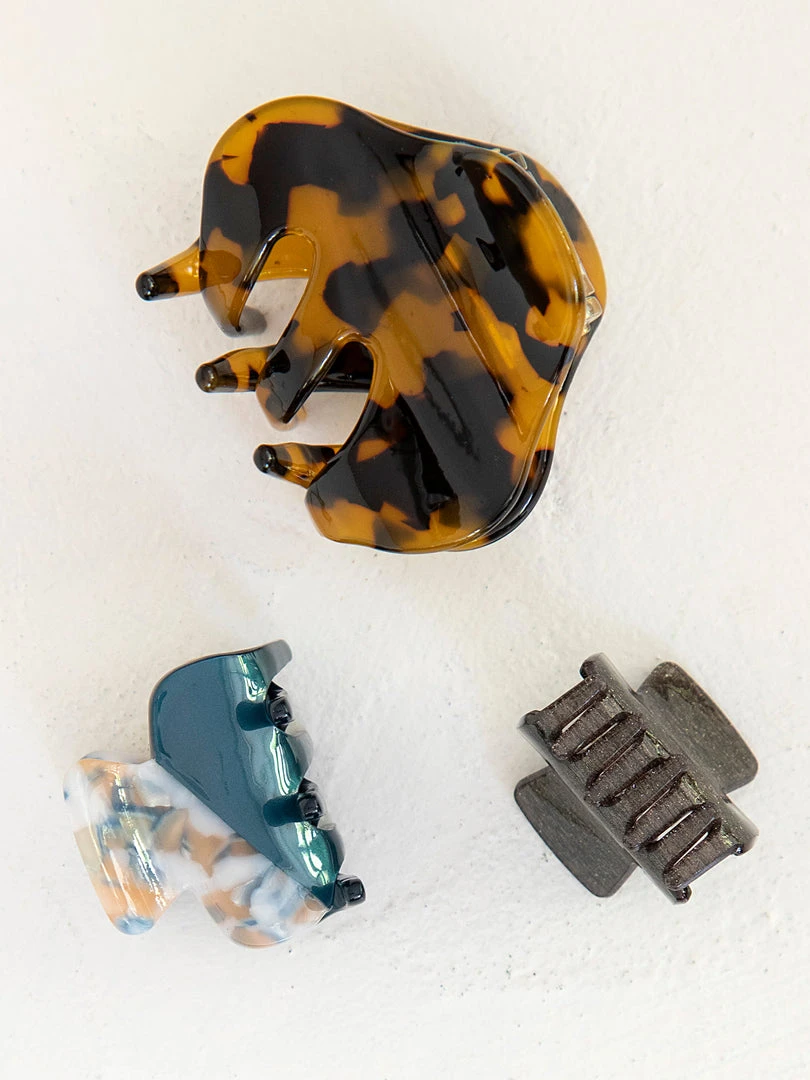 Natural Life Set Of 3 Hair Claws ACCESSORIES 6 Natural Life Set Of 3 Hair Claws ACCESSORIES