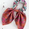 Natural Life Mixed Print Tie Scrunchie 2 Natural Life Mixed Print Tie Scrunchie
