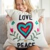 Natural Life Hand Embroidered Pillow NEW & TRENDING 1 Natural Life Hand Embroidered Pillow NEW & TRENDING