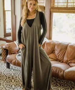 Natural Life CLOTHES Knit Jumpsuit