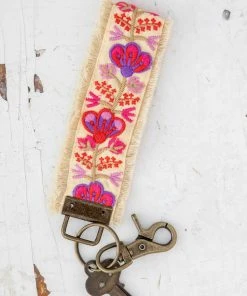 Natural Life Embroidered Key Fob CAR