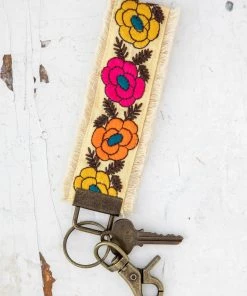 Natural Life Embroidered Key Fob CAR