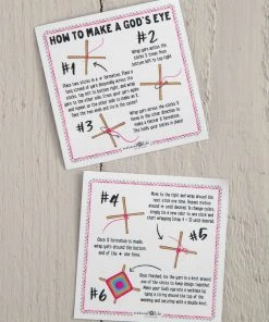 Natural Life Tiny God's Eye Craft Kit FUN & GIFTS