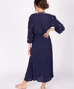 Natural Life Brae Embroidered Midi Dress