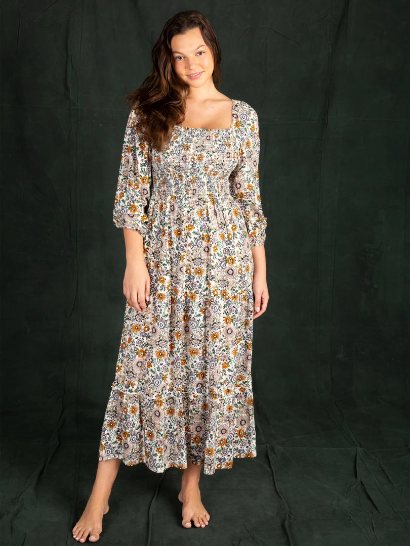 Natural Life CLOTHES Daria Smocked Maxi Dress 8 Natural Life CLOTHES Daria Smocked Maxi Dress