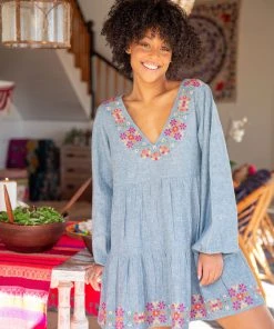 Natural Life Embroidered Taryn Dress CLOTHES 10 Natural Life Embroidered Taryn Dress CLOTHES