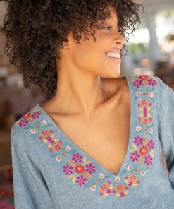 Natural Life Embroidered Taryn Dress CLOTHES 11 Natural Life Embroidered Taryn Dress CLOTHES