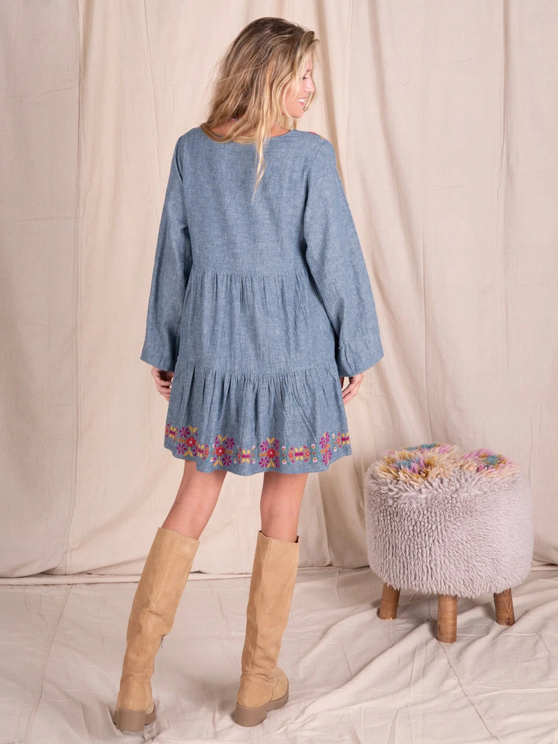 Natural Life Embroidered Taryn Dress CLOTHES 8 Natural Life Embroidered Taryn Dress CLOTHES