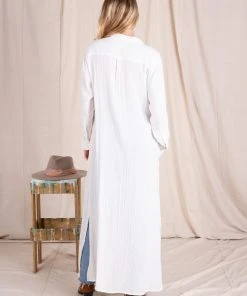 Natural Life Beach & Outdoors The Drew Gauze Shirtdress