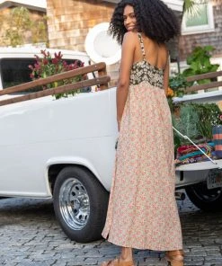 Natural Life Mixed Print Patti Maxi Dress NEW & TRENDING