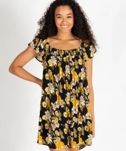 Natural Life NEW & TRENDING Flutter Sleeve Mini Dress 14 Natural Life NEW & TRENDING Flutter Sleeve Mini Dress