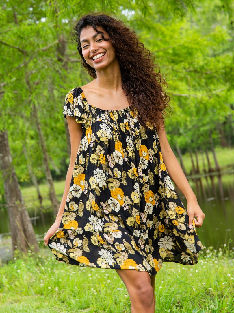 Natural Life NEW & TRENDING Flutter Sleeve Mini Dress 8 Natural Life NEW & TRENDING Flutter Sleeve Mini Dress