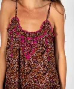 Natural Life Embroidered Harley Midi Dress NEW & TRENDING