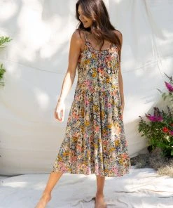 Natural Life Embroidered Harley Midi Dress NEW & TRENDING 18 Natural Life Embroidered Harley Midi Dress NEW & TRENDING