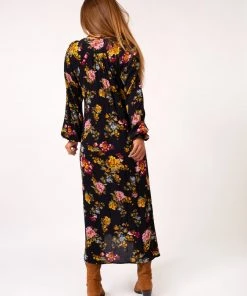 Natural Life CLOTHES Rowan Side Slit Midi Dress