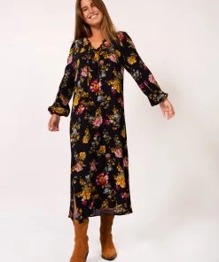 Natural Life CLOTHES Rowan Side Slit Midi Dress