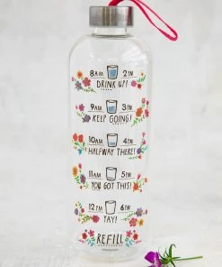 Natural Life Glass Water Bottle