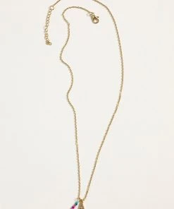 Natural Life Initial Charm Necklace Best Selling Gifts