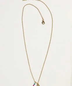 Natural Life Initial Charm Necklace Best Selling Gifts