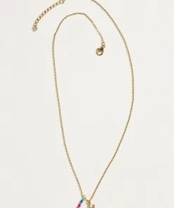 Natural Life Initial Charm Necklace Best Selling Gifts