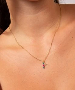 Natural Life Initial Charm Necklace Best Selling Gifts