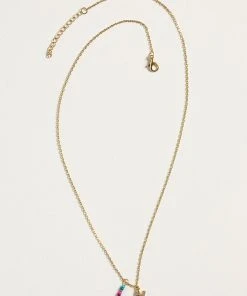 Natural Life Initial Charm Necklace Best Selling Gifts