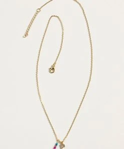 Natural Life Initial Charm Necklace Best Selling Gifts