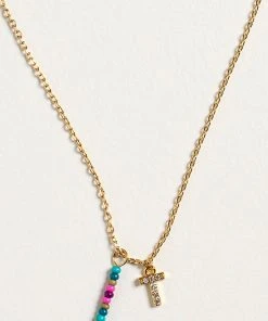 Natural Life Initial Charm Necklace Best Selling Gifts