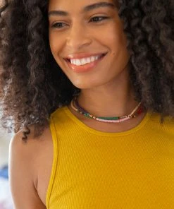 Natural Life Wooden Beaded Necklace