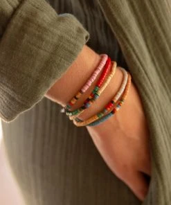 Natural Life Wooden Beaded Necklace