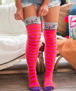Natural Life Over-the-Knee Cozy Socks