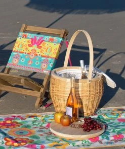 Natural Life Beach & Outdoors Picnic Basket Table