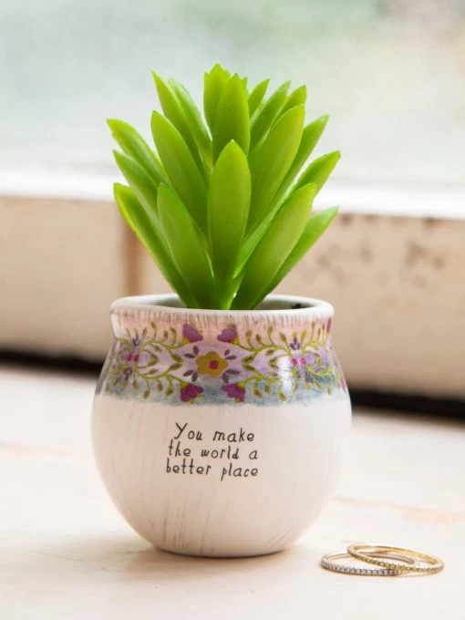 Natural Life Mini Faux Succulent FUN & GIFTS