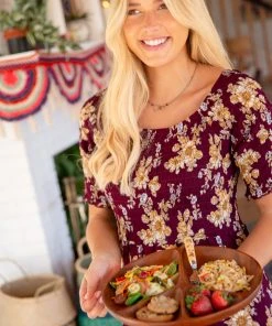 Natural Life Wooden Serving Platter