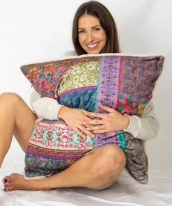 Natural Life Faux Fur Pillow Cover