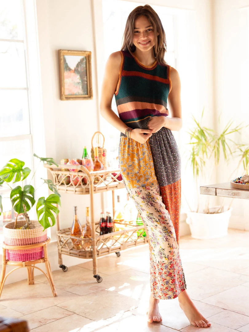 Natural Life CLOTHES Mimi Mixed Print Pant Natural Life CLOTHES Mimi Mixed Print Pant