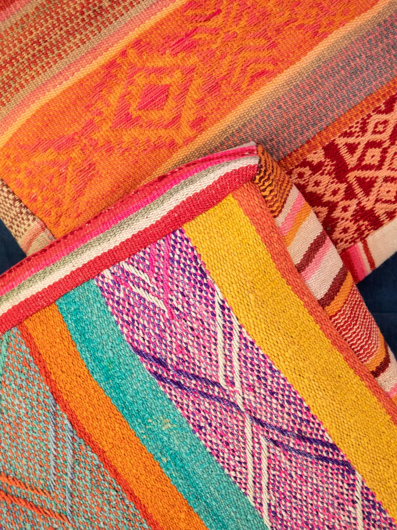 Natural Life Back To Campus Vintage Peruvian Pouf 6 Natural Life Back To Campus Vintage Peruvian Pouf