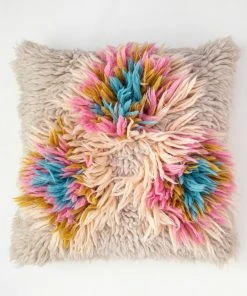 Natural Life Ziggy Shag Pillow Back To Campus
