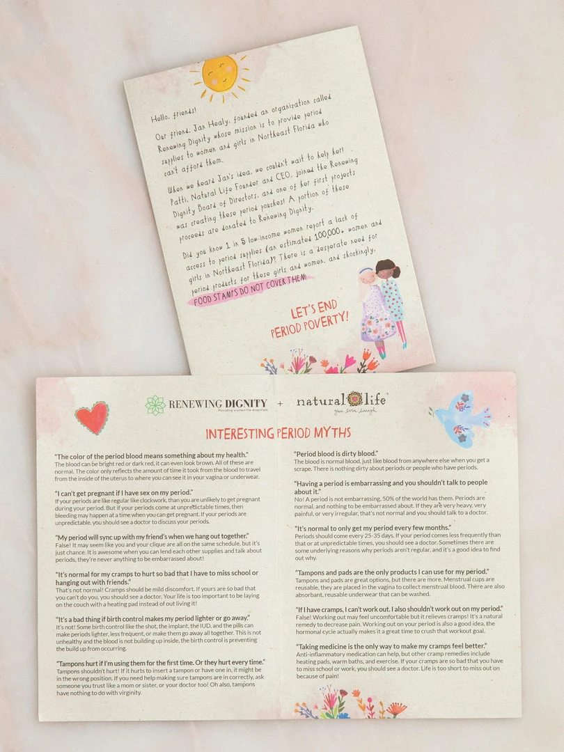 Natural Life Period Pouch Back To Campus 8 Natural Life Period Pouch Back To Campus