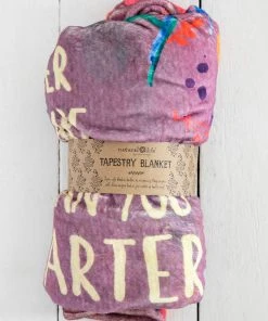 Natural Life Back To Campus Tapestry Blanket