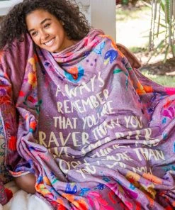 Natural Life Back To Campus Tapestry Blanket