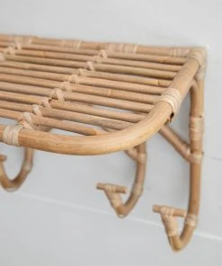 Natural Life Rattan Wall Shelf Back To Campus
