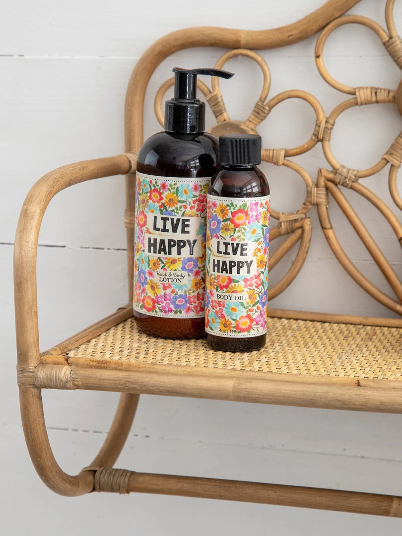 Natural Life Floral Rattan Wall Shelf 6 Natural Life Floral Rattan Wall Shelf