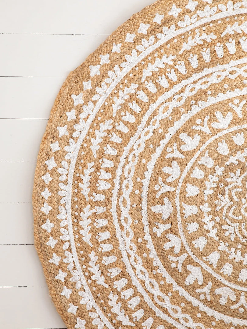 Natural Life Printed Jute Rug Back To Campus 8 Natural Life Printed Jute Rug Back To Campus