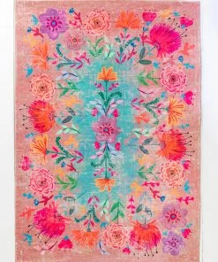 Natural Life Boho Garden Chenille Rug Back To Campus