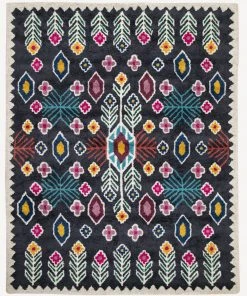 Natural Life NEW & TRENDING Charcoal Shaggy Wool Rug