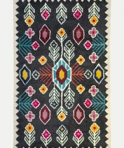 Natural Life NEW & TRENDING Charcoal Shaggy Wool Rug